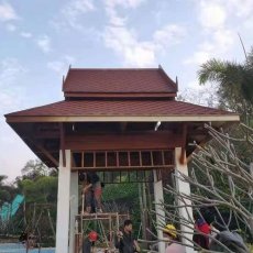 泰式防腐木四角亭 泰式防腐木四角亭